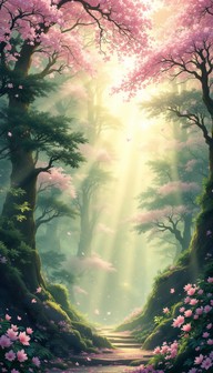 Free Enchanted Forest Path Image - Forest, Magical, Sunbeams | Download ...