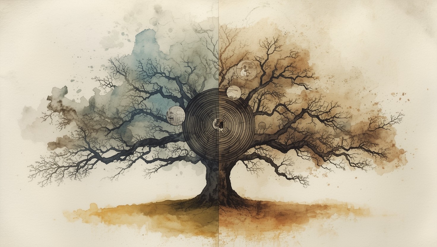 Free Tree Through Time Photo - Watercolor, Tree, Oak | Download at ...