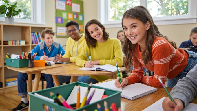 Free Students Learning Together Image - Students, Classroom, Education ...