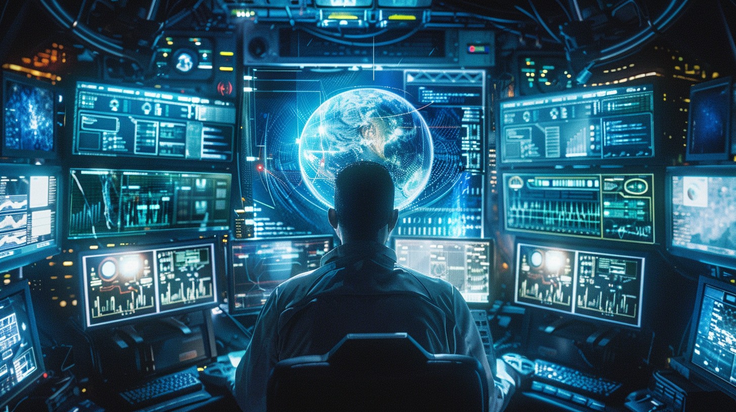 Free Futuristic Control Center Image - Futuristic, Technology, Control ...