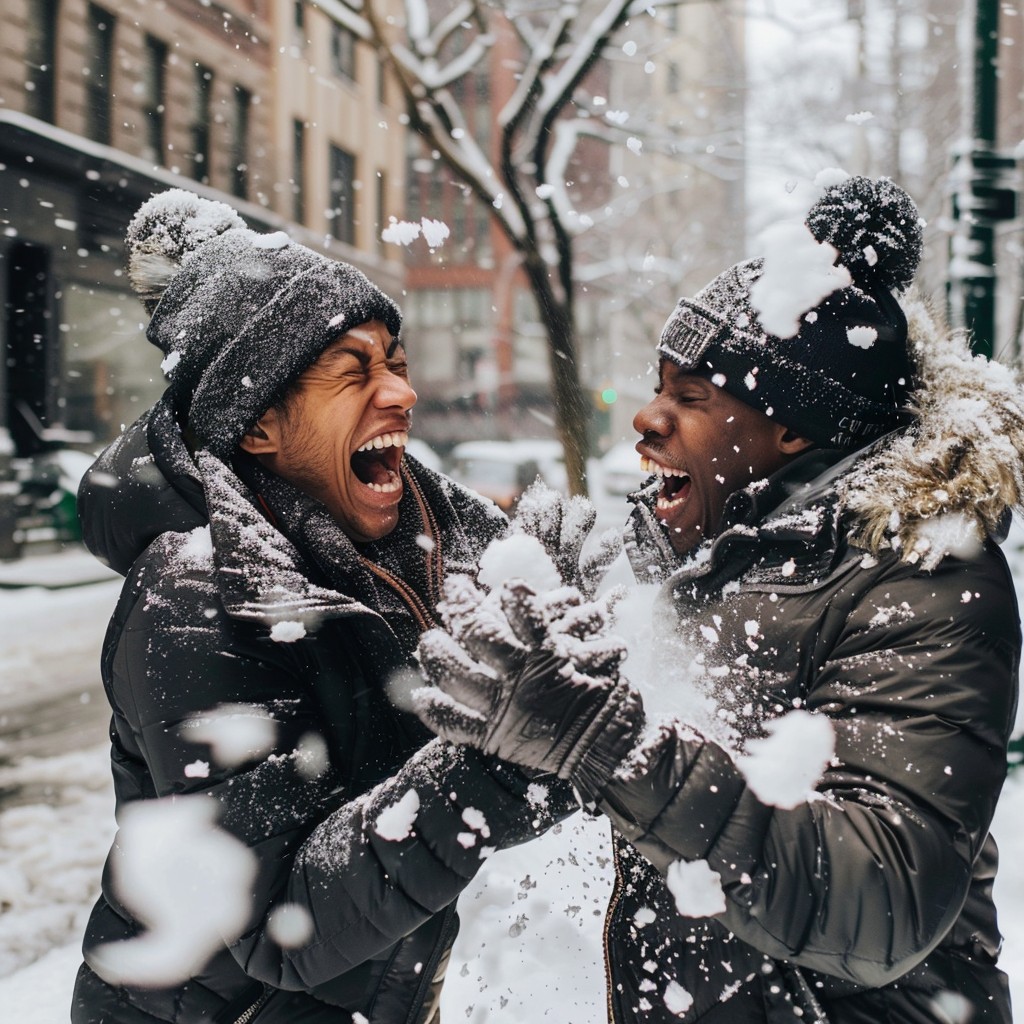 Snow Random Encounters Free Joyful Snowy Encounter Image - Snow, Friends, Joy | Download at ...
