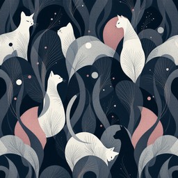 Free Elegant Cat Pattern Image - Cats, Pattern, Geometric | Download at ...