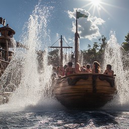 Free Exciting Water Ride Image - Amusement, Park, Boat | Download at ...