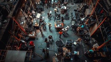Busy Visuals Free Busy film set Image - Film, Set, Crew | Download at StockCake