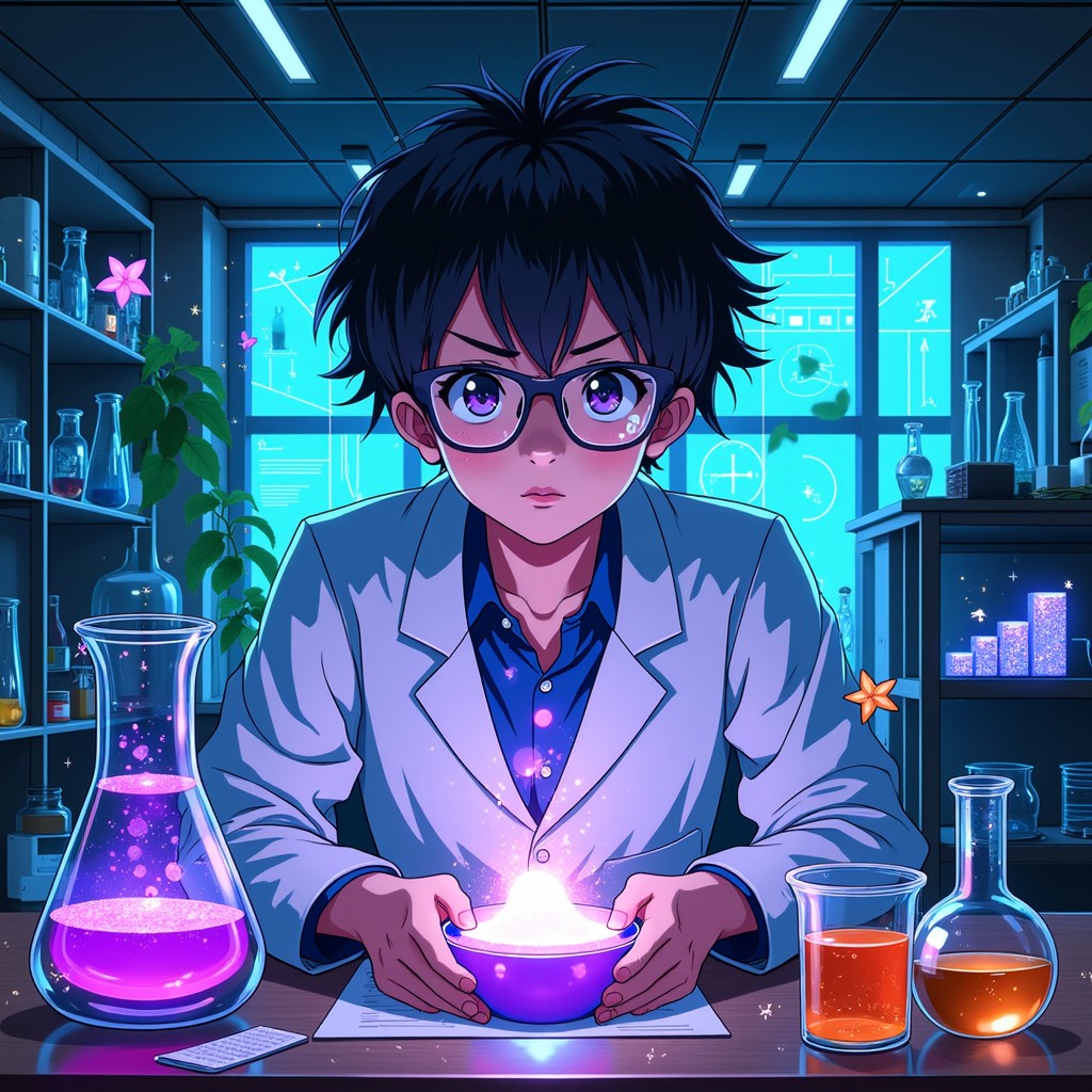 Free Magical Science Experiment Image - Anime, Laboratory, Scientist ...