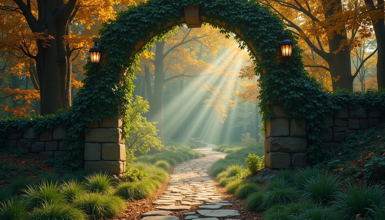 Free Enchanted Forest Gateway Image - Archway, Forest, Sunbeams ...