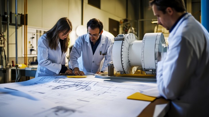 Free Engineer Analyzing Blueprint Image - Engineer, Blueprint, Robotics ...