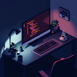 Free Cozy Coding Corner Image - Coding, Developer, Workspace | Download ...