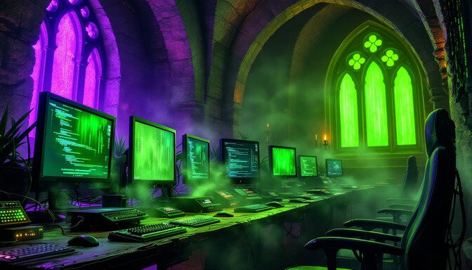 Free Gothic Coding Sanctuary Image - Programmer, Gothic, Victorian ...