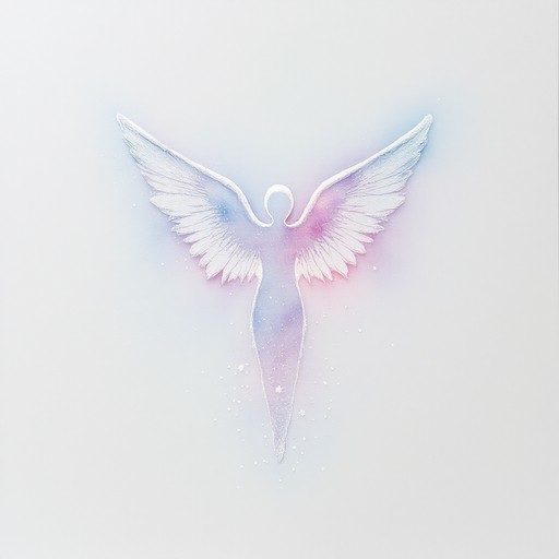 Free Ethereal Snow Angel Image - Watercolor, Minimalist, Angel ...