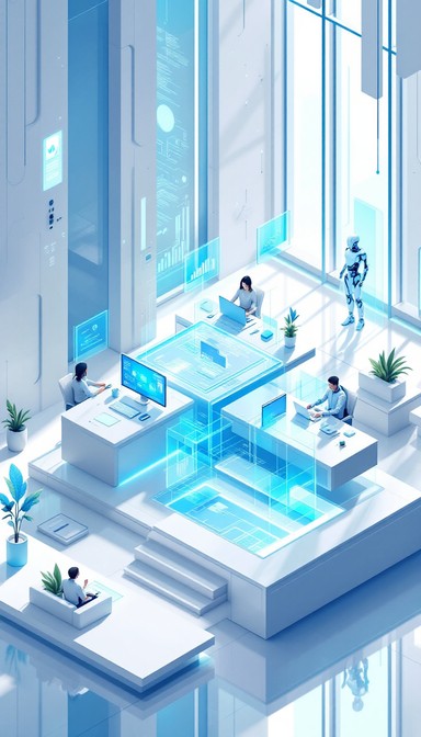 Futuristic Working Free Vertical Future Workspace Image - Futuristic, Architecture ...