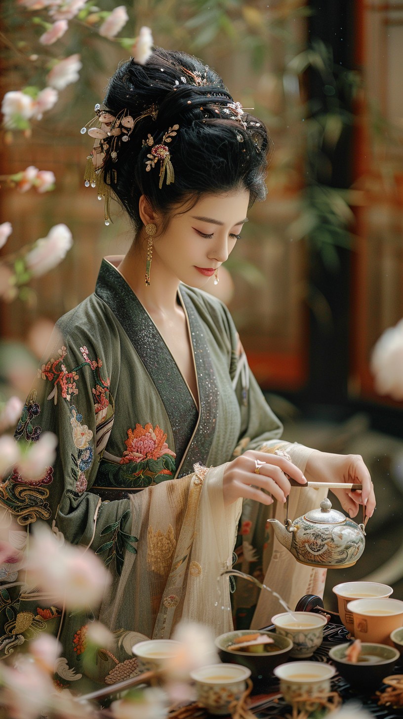 Free Elegant Tea Ceremony Image - Tea, Woman, Traditional | Download at ...