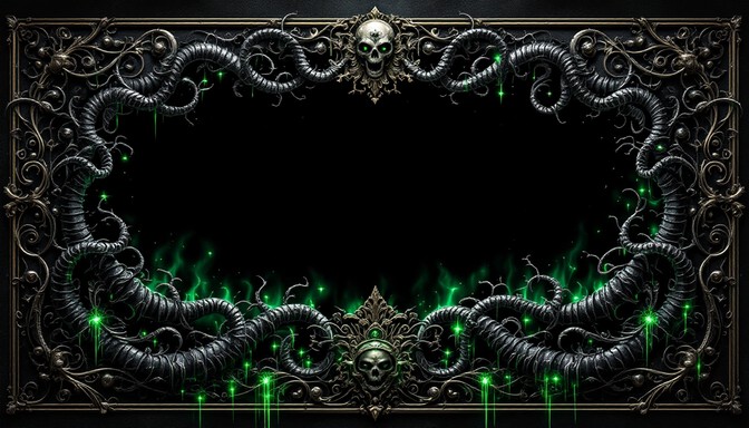 Free Cosmic Terror Frame Image - Horror, Tentacles, Frame | Download at ...