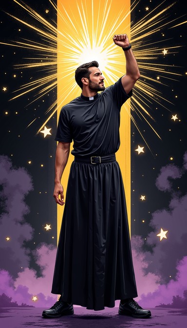 Free Divine Fitness Fusion Image - Priest, Muscular, Athletic ...