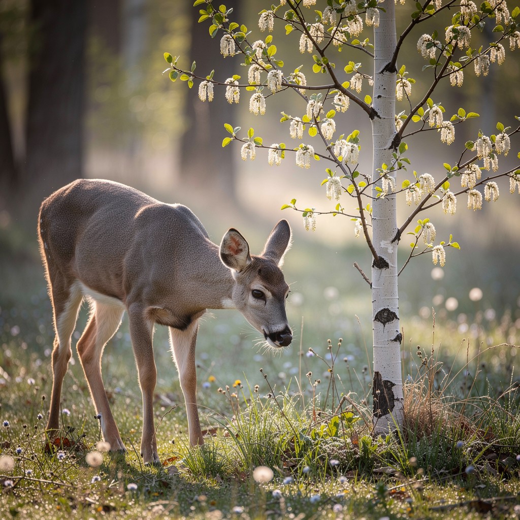 Free Deer Meets Spring Image - Deer, Wildlife, Spring | Download at ...