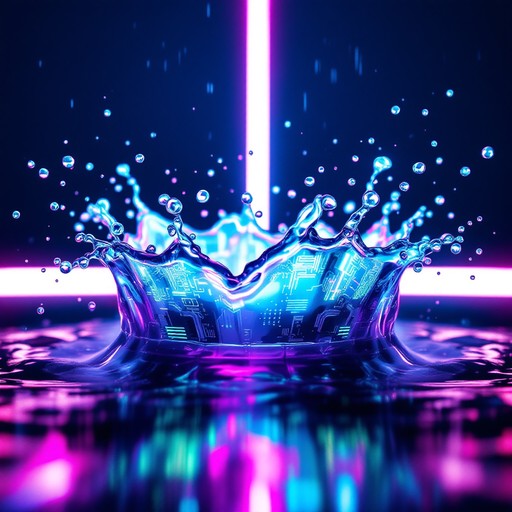 Free Neon Water Splash Image - Water, Neon, Cyberpunk | Download at ...