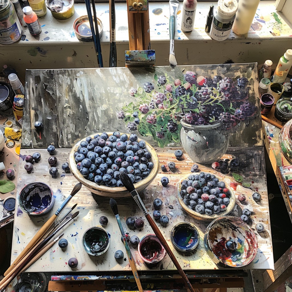 Random Berry Artist Free Artistic Berry Display Image - Art, Berries, Blueberries ...