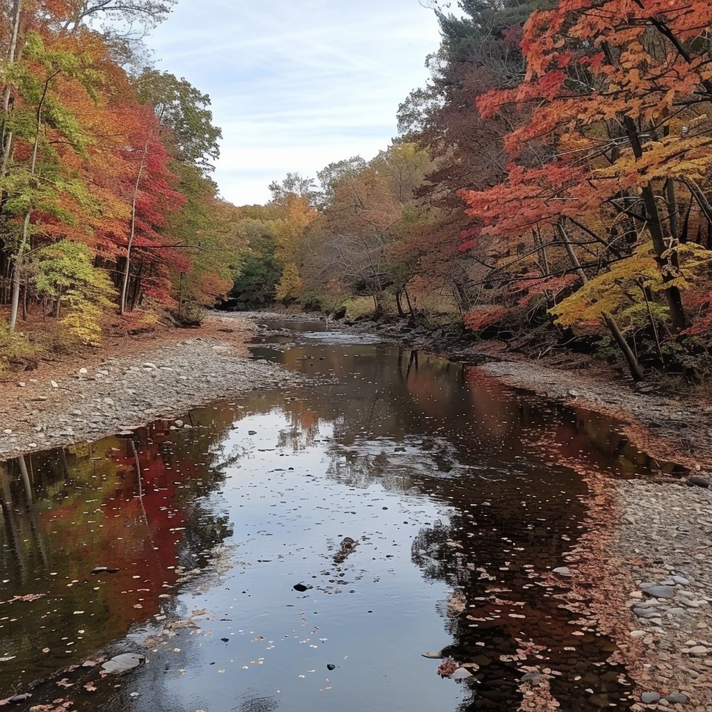 Free Autumn River Serenity Image - Autumn, River, Foliage | Download at ...