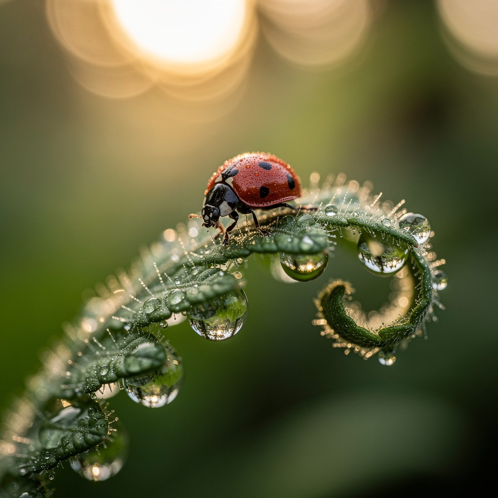 Free Dewdrop Ladybug Morning Image - Ladybug, Macro, Nature | Download ...