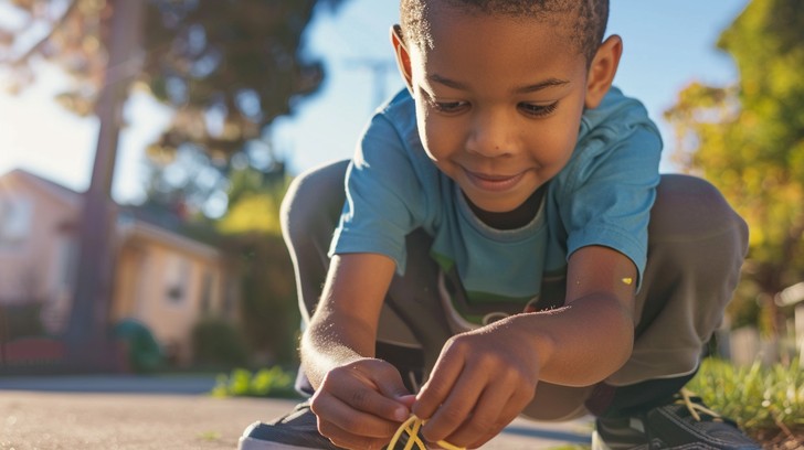 Image showcasing Tying the Knot: Top 10 Strategies to Help Your Child Tie Their Shoes ...