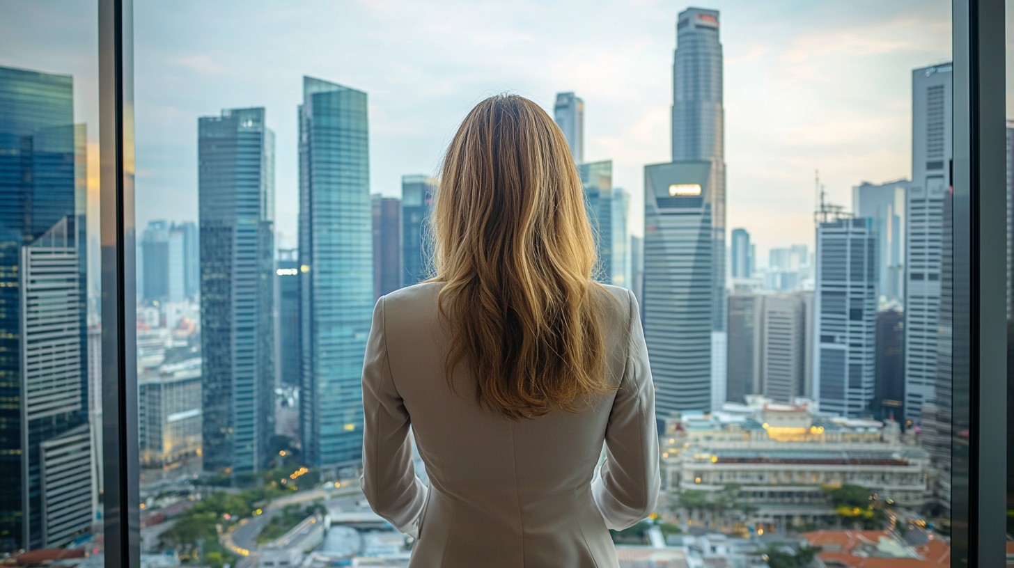 Free Woman views skyline Image - Woman, Skyline, Cityscape | Download ...