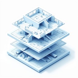 Free Stacked Isometric Blueprints Image - Blueprint, Isometric ...
