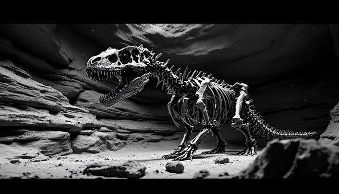 Skeleton Dusting Free Ancient Bones Emerge Image - Dinosaur, Fossil, Skeleton | Download ...