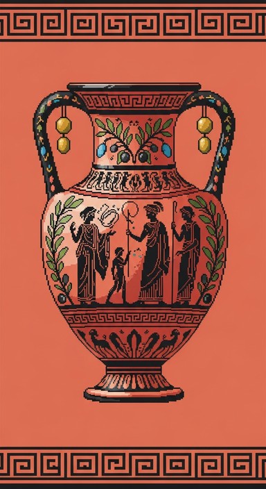 Free Ancient Pixel Pottery Photo - Amphora, Vase, Greek | Download at ...