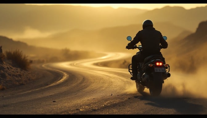 Free Desert Motorcycle Ride Image | Download at StockCake