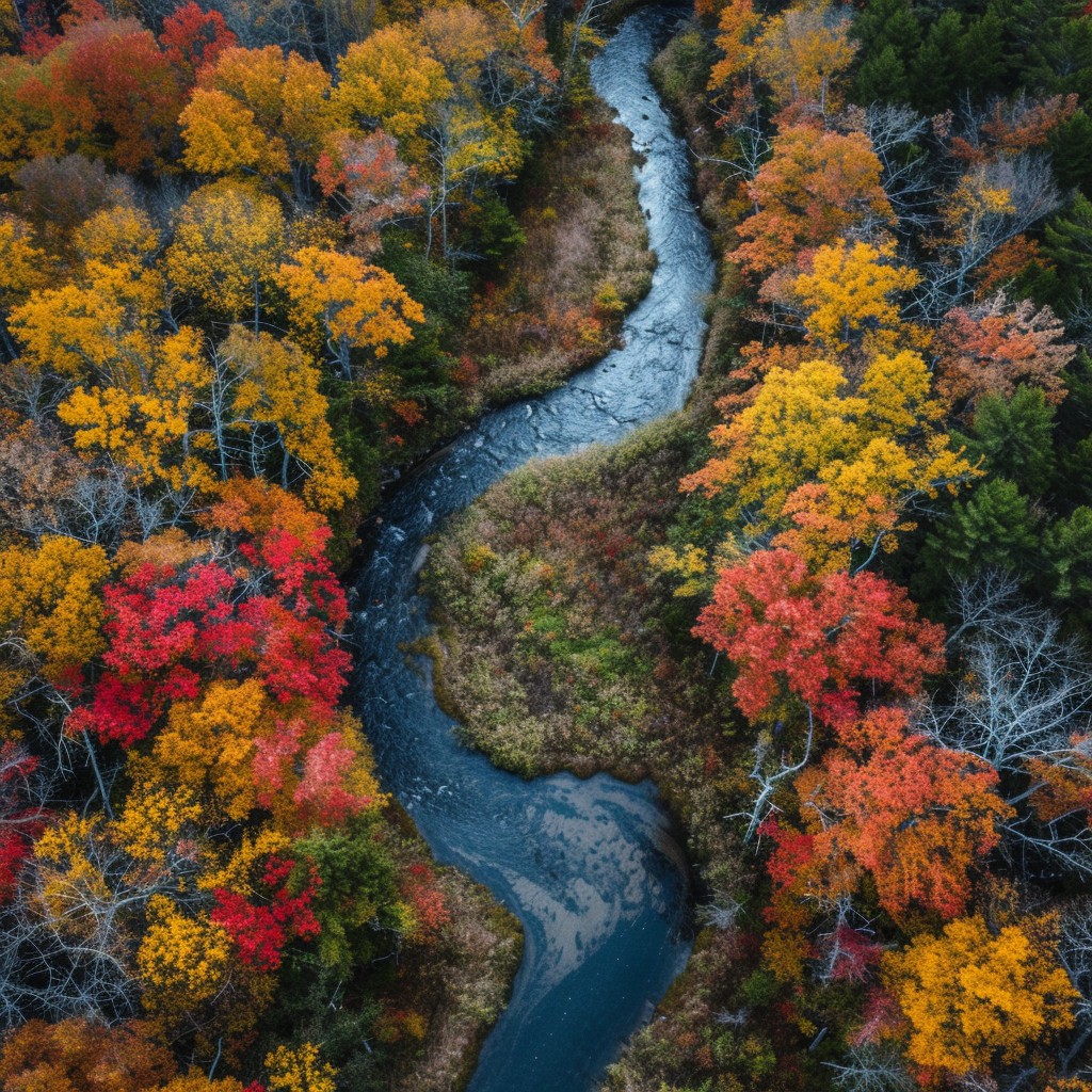 Free Autumn River Serenity Image - Autumn, River, Forest | Download at ...