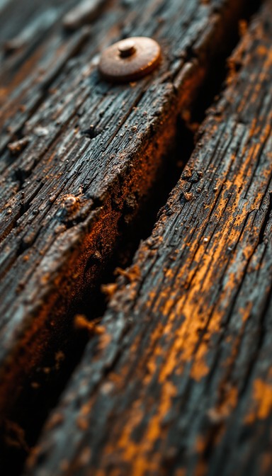Rust On Oak Free Rust Meets Wood Image - Wood, Rust, Texture | Download at StockCake