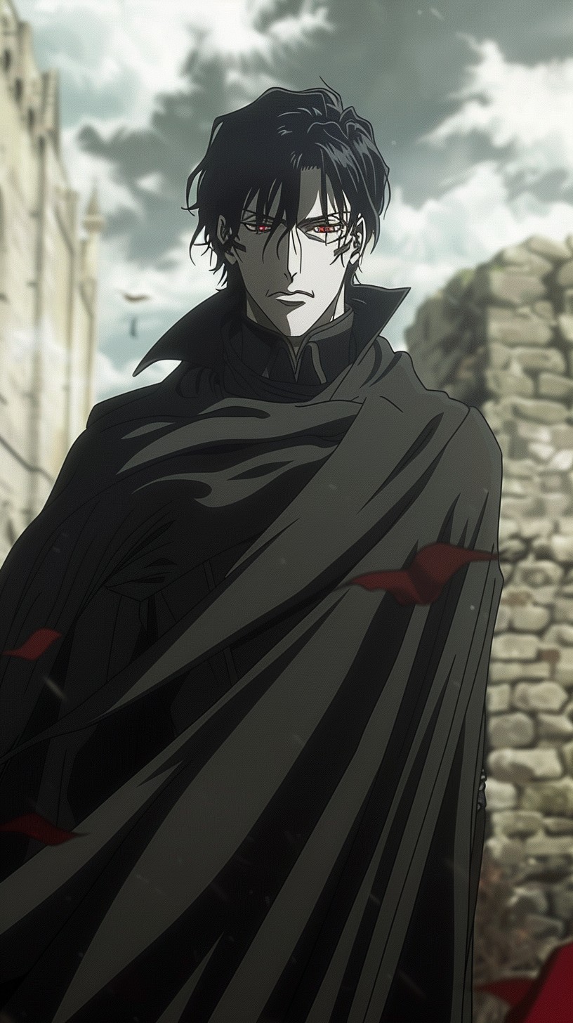Free Mysterious cloaked figure Image - Mysterious, Brooding, Ruins ...