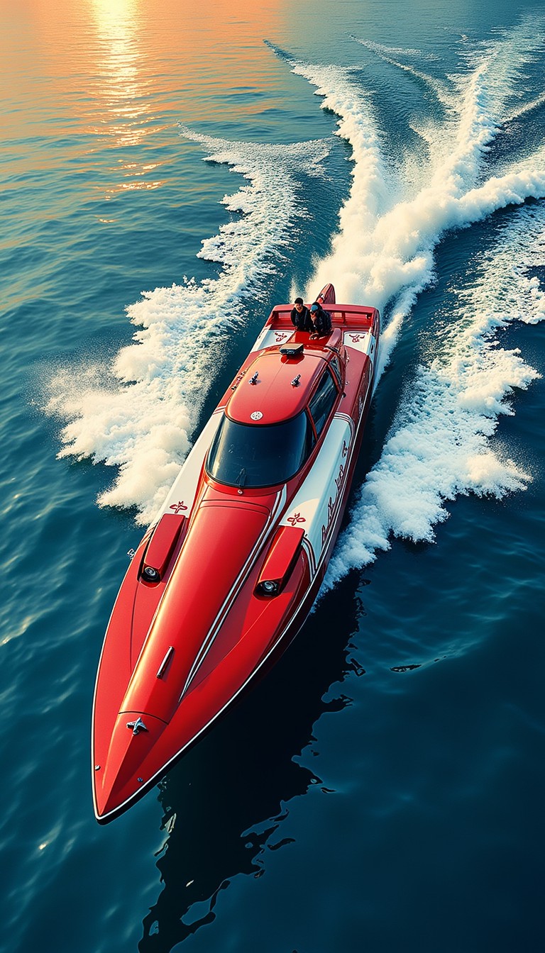 Red Powerboat Racing Free Speeding Red Powerboat Image - Speedboat, Powerboat, Red ...