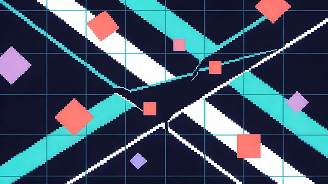 Free Fragmented Digital Grid Image - Pixel, Geometric, Abstract ...