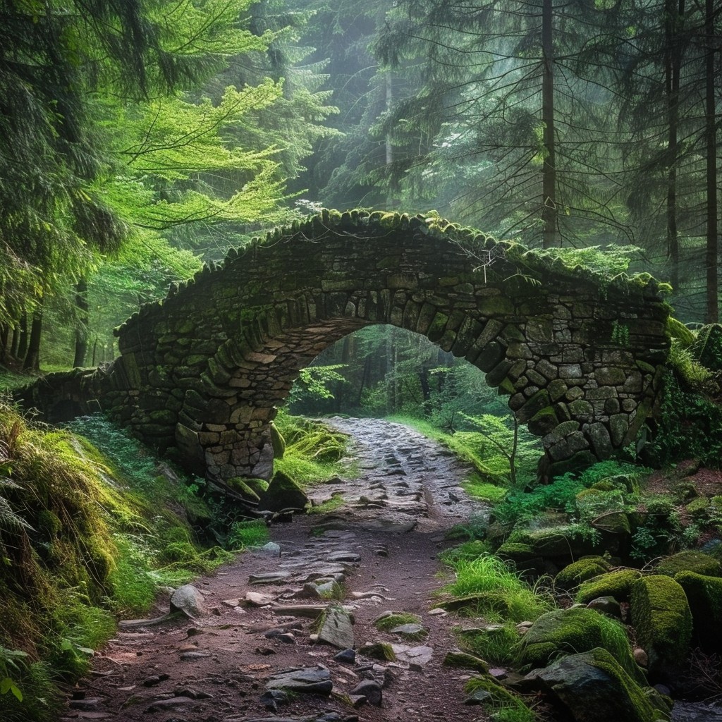 Free Enchanted Forest Archway Image - Forest, Archway, Mist | Download ...
