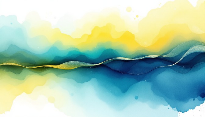 Free Energy Flow Transformation Image - Watercolor, Abstract, Minimal ...