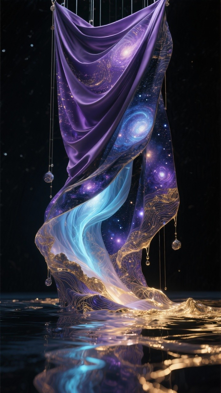 Free Cosmic Fabric Cascade Image - Cosmic, Fabric, Galaxy | Download at ...