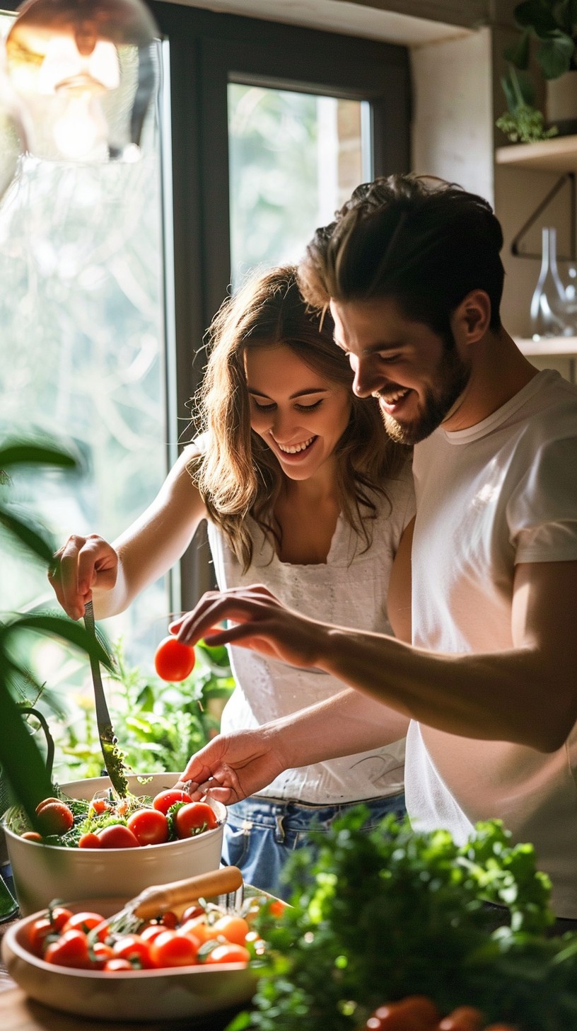 Free Cooking Together Happiness Image - Cooking, Couple, Kitchen ...