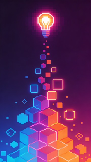 Free Pixels Spark Innovation Image - Pixel, Lightbulb, Innovation ...