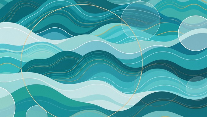 Turquoise Solid Color Wave Design Free Turquoise Waves Flow Image - Abstract, Turquoise, Waves | Download ...