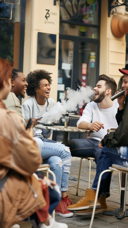 Free Joyful Vaping Break Image - Friends, Vaping, Laughing | Download ...