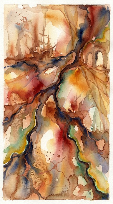 Abstract Merchant Free Ancient Trade Routes Image - Watercolor, Abstract, Historical ...