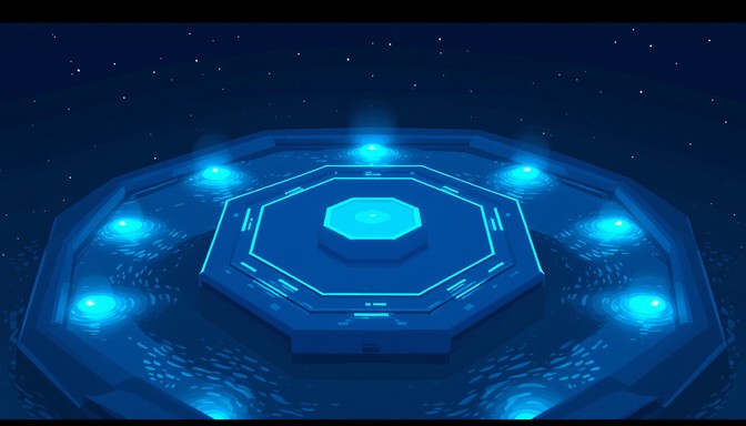 Free Luminous Water Platform Image - Pixel, Hexagon, Water | Download ...