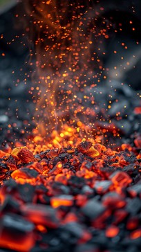 Free Fiery Ember Glow Image - Embers, Glow, Fire | Download at StockCake