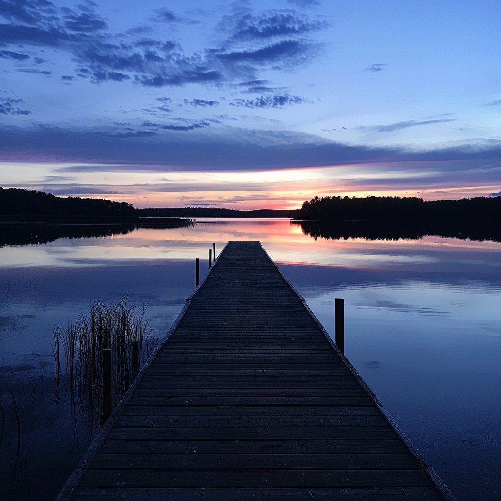 Free Tranquil Lake Sunset Image - Lake, Sunset, Tranquil | Download at ...
