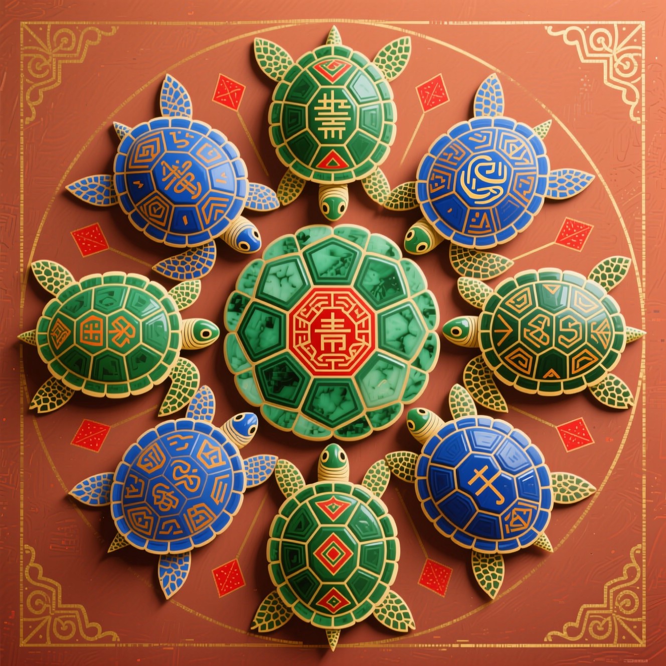 Mandalas Python Turtle Free Sacred Turtle Mandala Photo - Mandala, Turtles, Geometric ...
