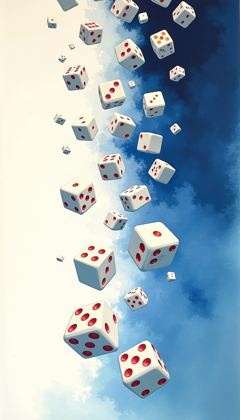 Free Falling dice cascade Image - Dice, Watercolor, Blue | Download at ...