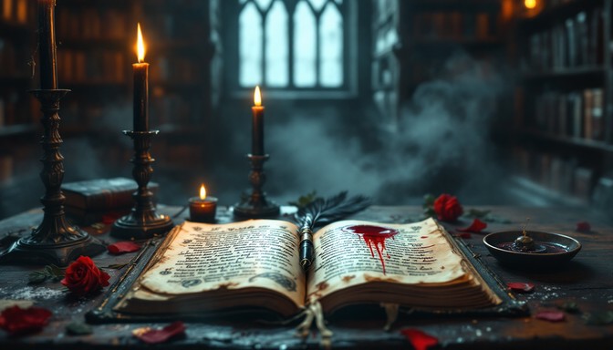 Arcane Script Writing Example Free Ancient Arcane Script Image - Parchment, Gothic, Calligraphy ...