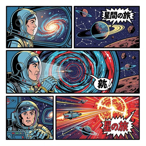 Free Cosmic Comic Adventure Image - Astronaut, Comic, Space | Download ...