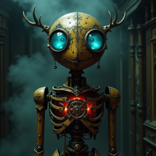 Free Glowing Clockwork Soul Image - Automaton, Steampunk, Gothic ...
